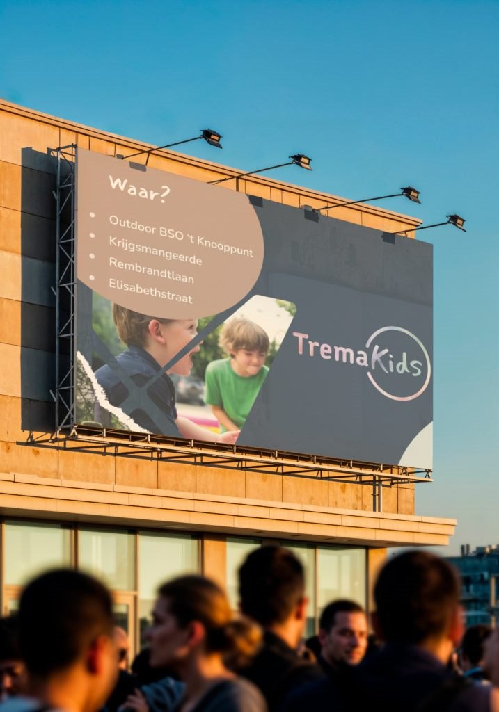 Signing en billboard TremaKids